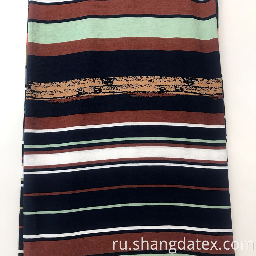 Rayon crepe print fabric 